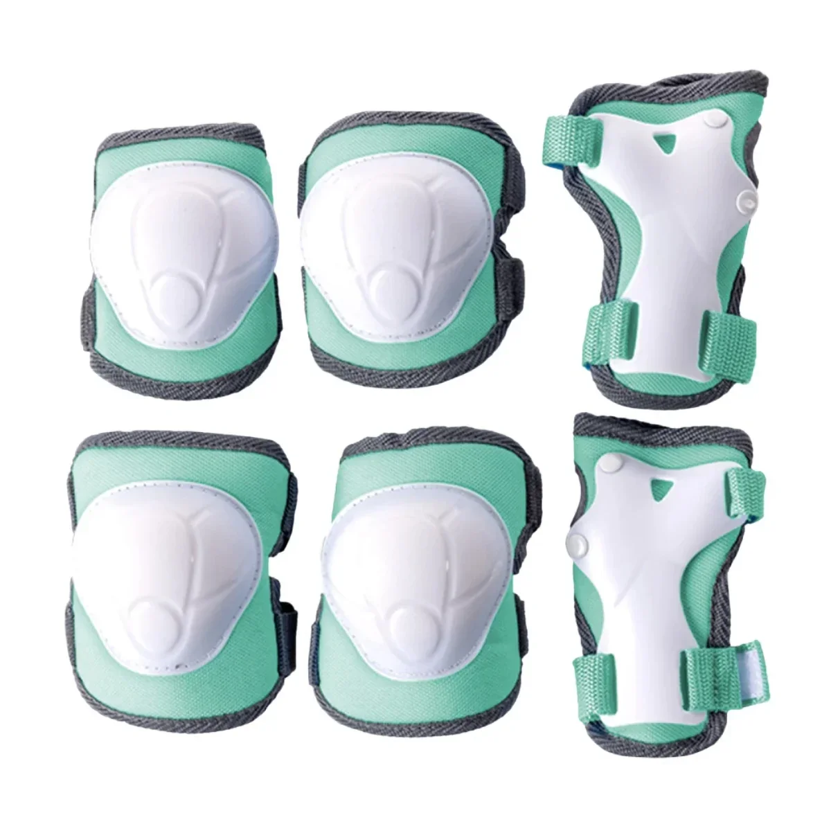 Set 6 protectii sport, 3-5 ani, Yvolution, Green
