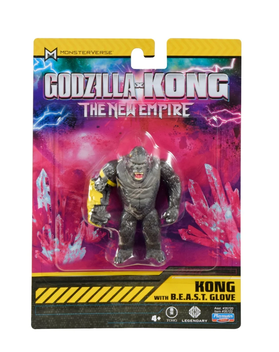 Figurina articulata, Monsterverse, Kong with B.E.A.S.T. Glove, 8 cm