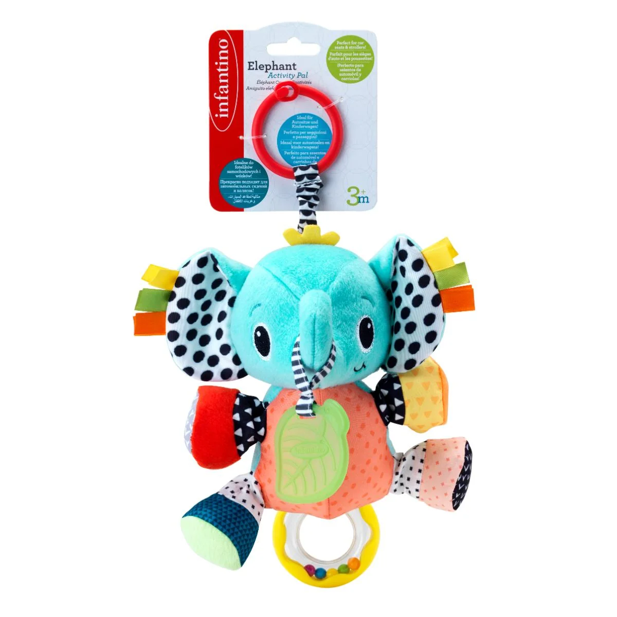 Jucarie zornaitoare, Infantino, Elefant