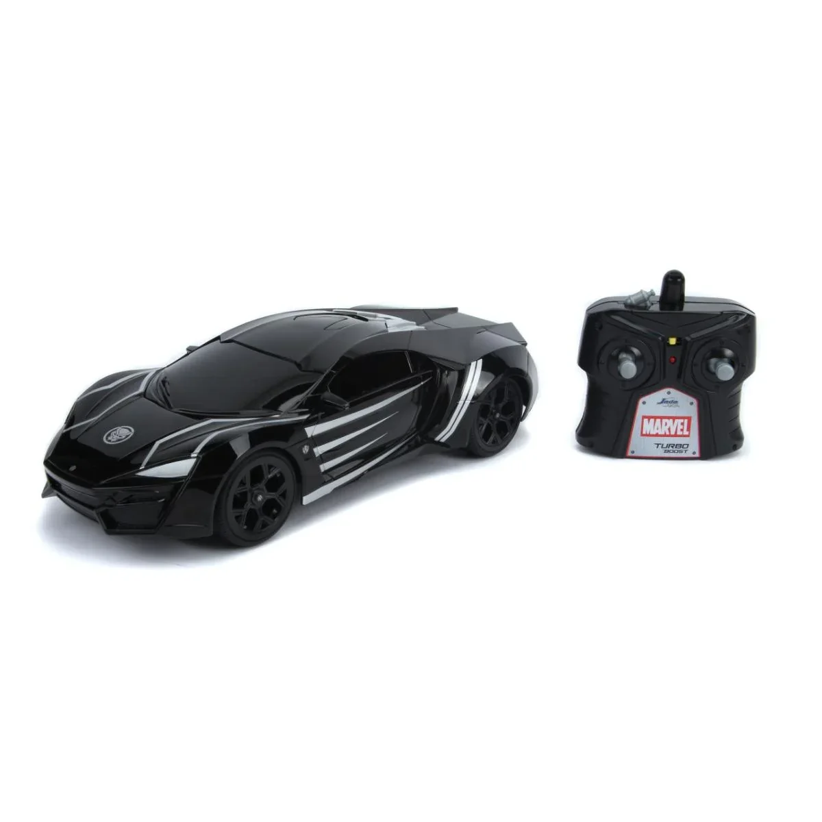 Masina cu telecomanda, Jada, Marvel Avengers, Black Panther, Lykan Hypersport, 1:16