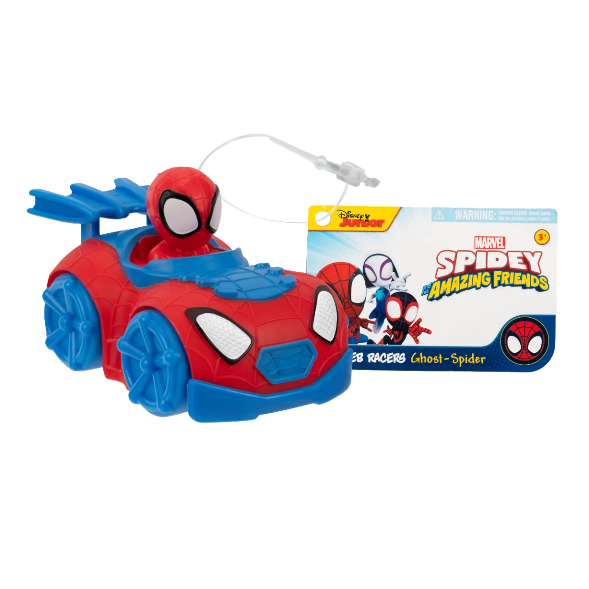 Vehicul cu figurina, Spidey Amazing Friends, Web Racers