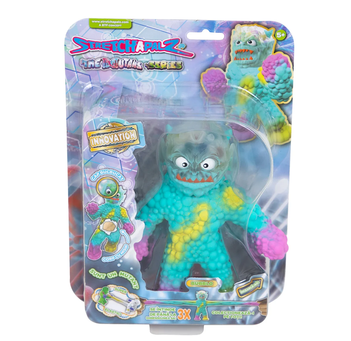 Figurina flexibila, Stretchapalz, The Mutans, Bubblo