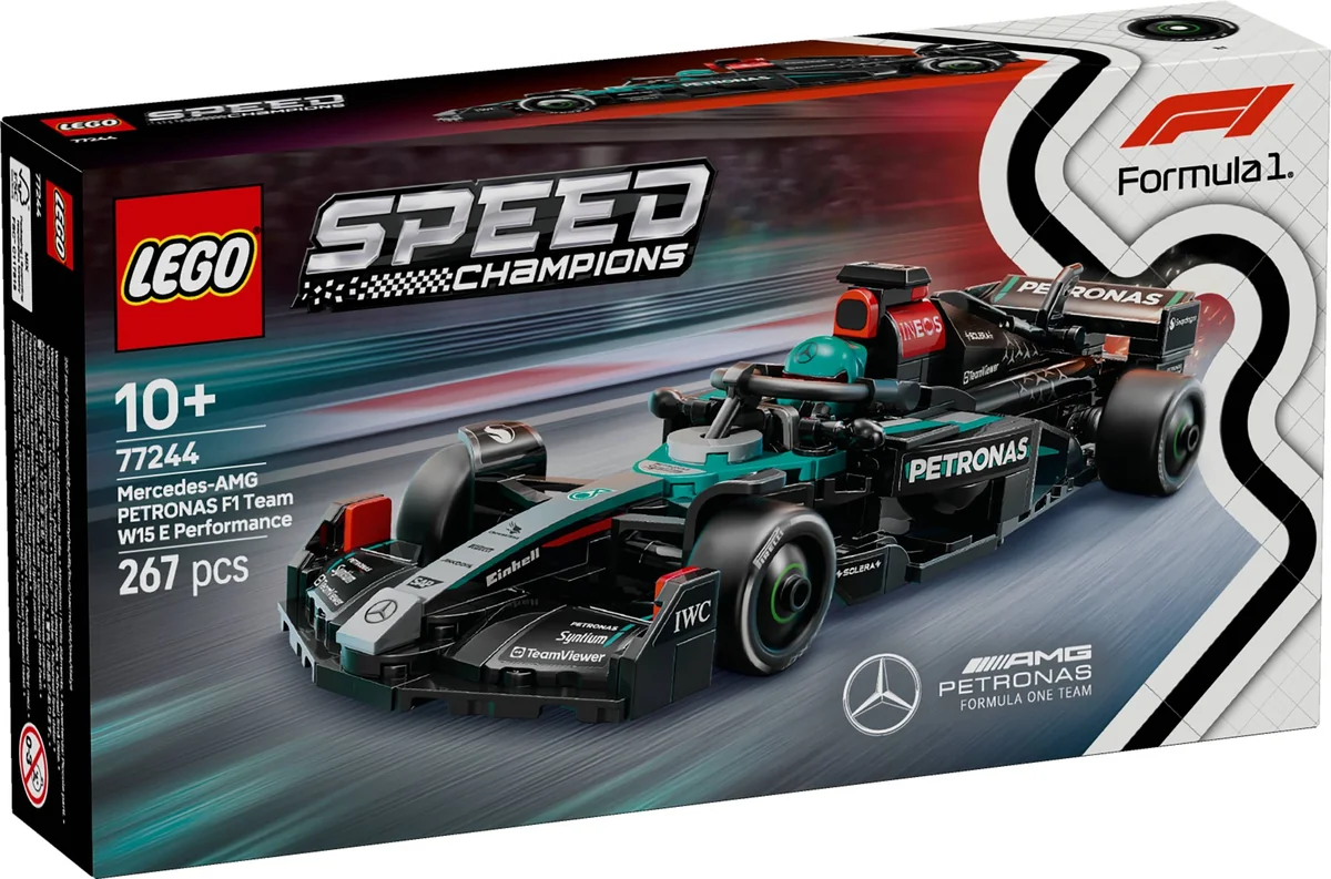 LEGO® Speed Champions - Masina de curse Mercedes-AMG F1® W15 (77244)