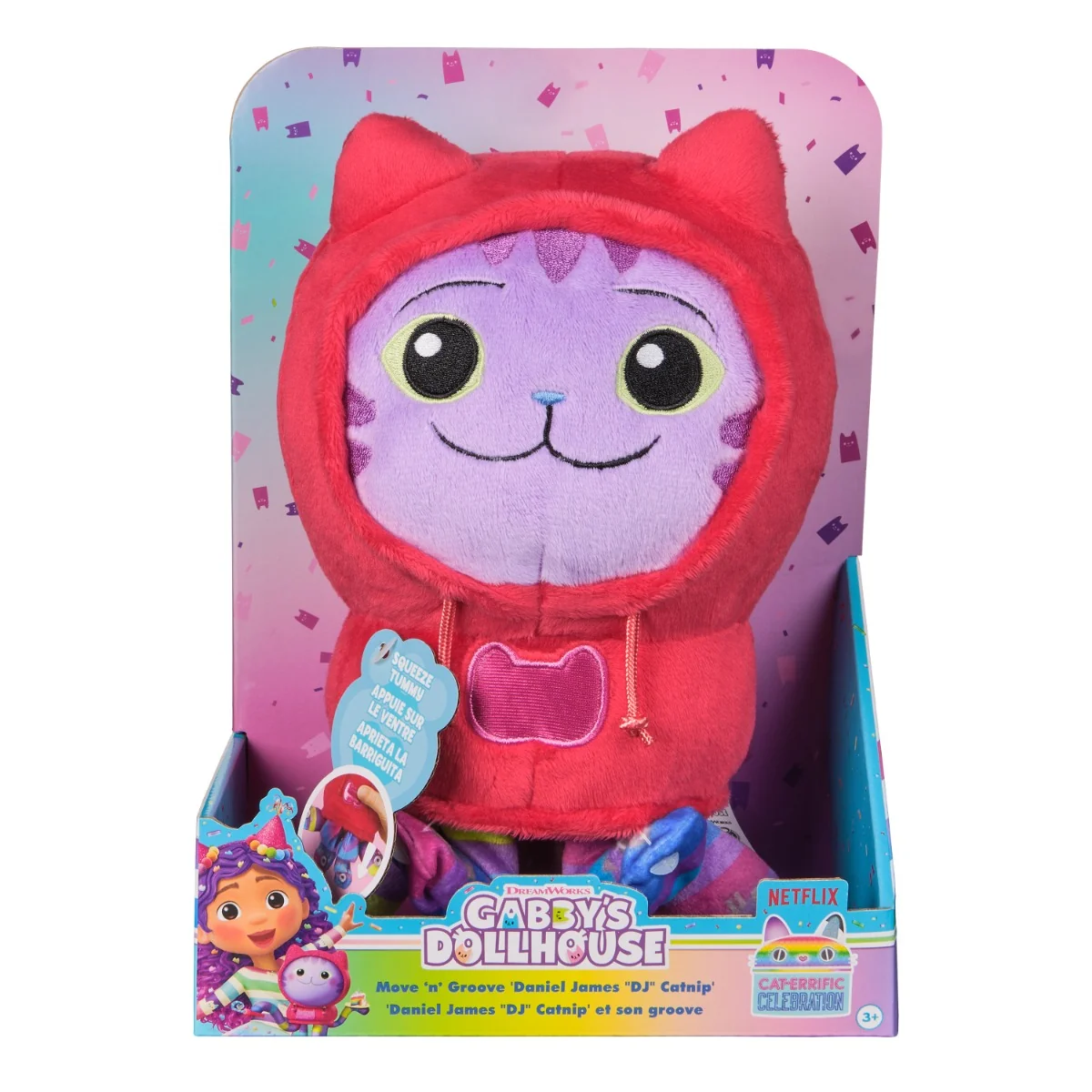 Jucarie de plus, Gabbys Dollhouse, Dj Catnip, 6071765