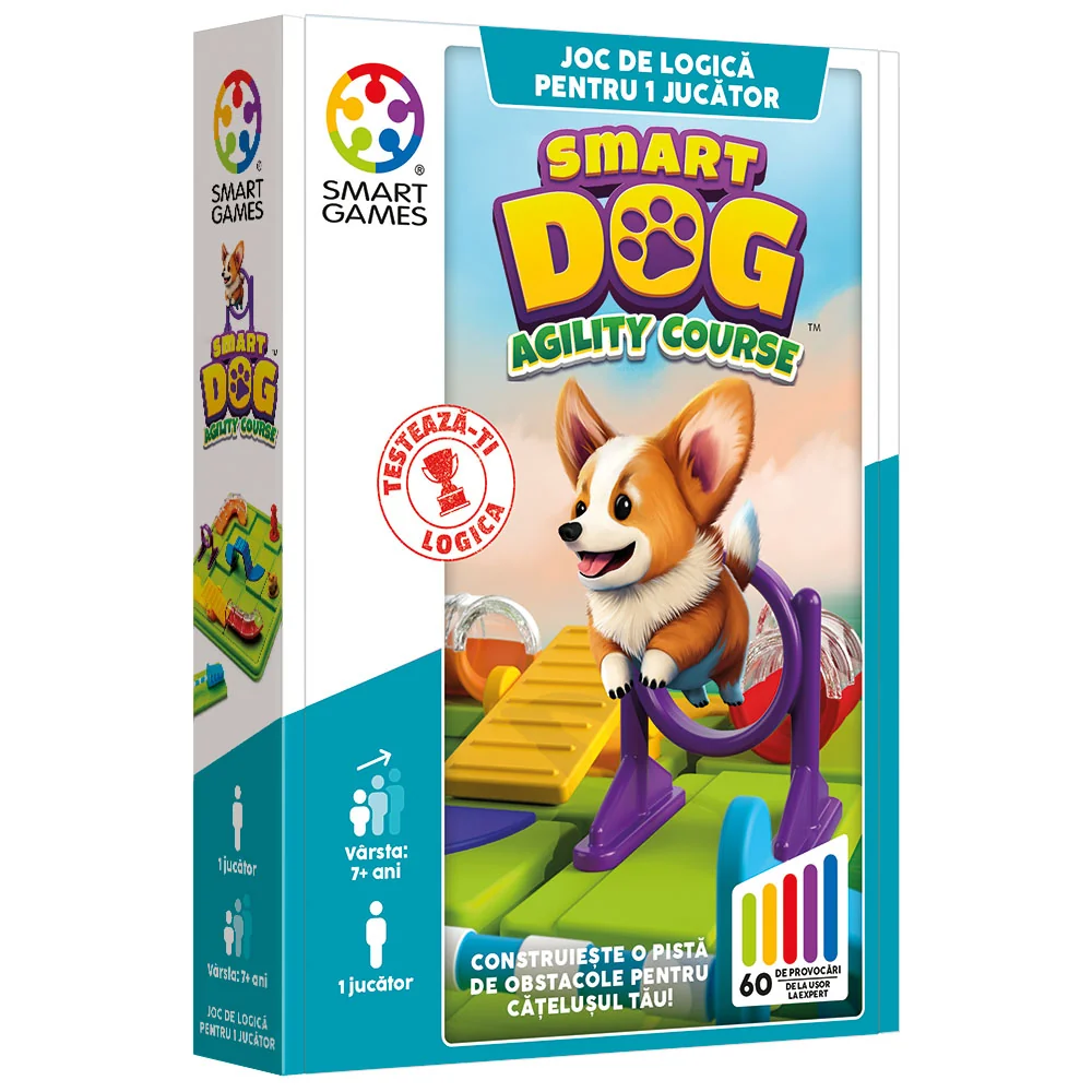 Joc de logica cu 60 de provocari, Smart Games, Smart Dog