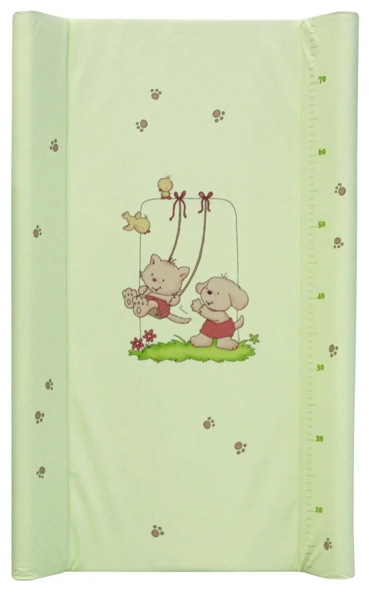 Saltea de infasat cu intaritura, Lorelli, 50 x 80 cm, Green