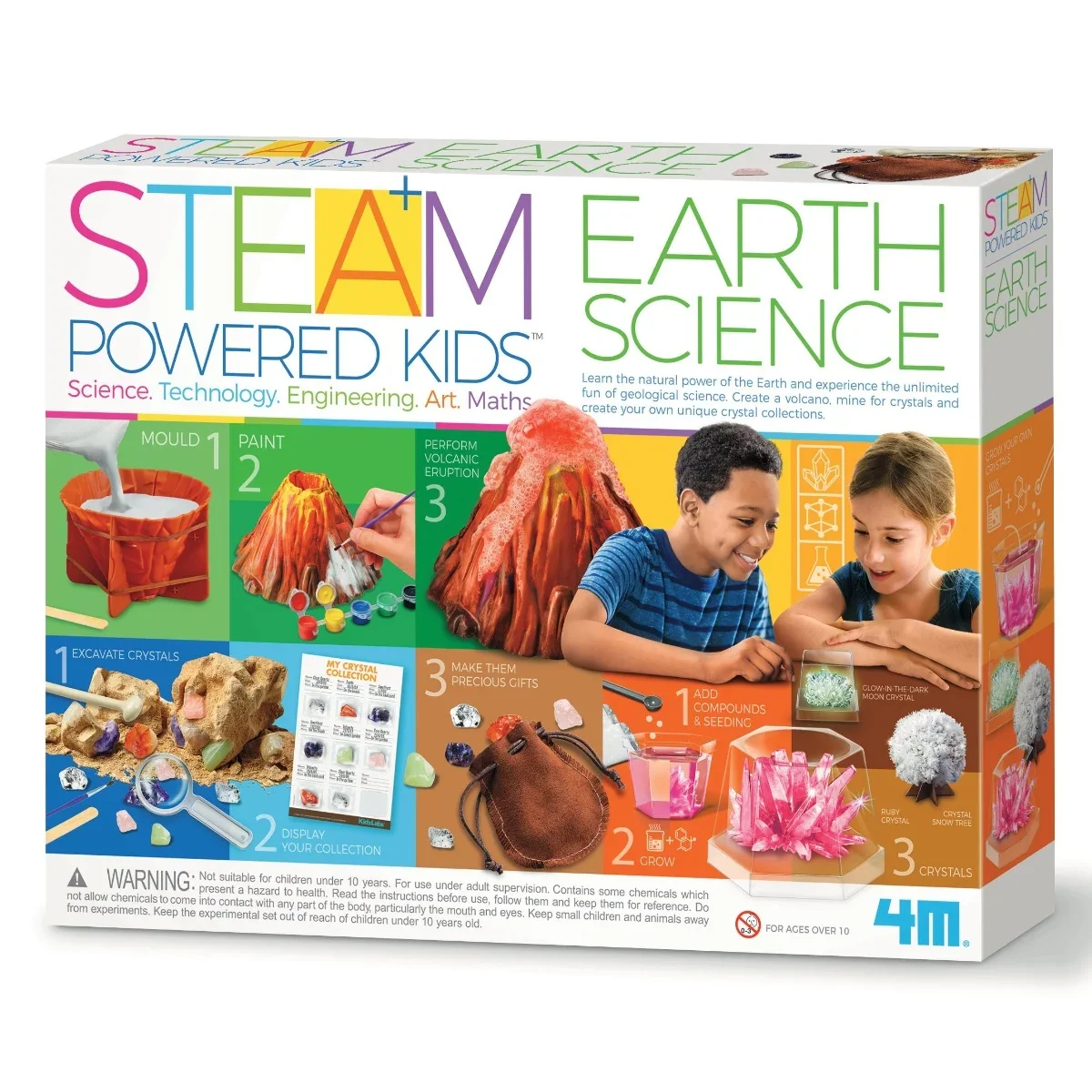Kit stiintific, 4M, Stiinta Pamantului, Steam Kidz