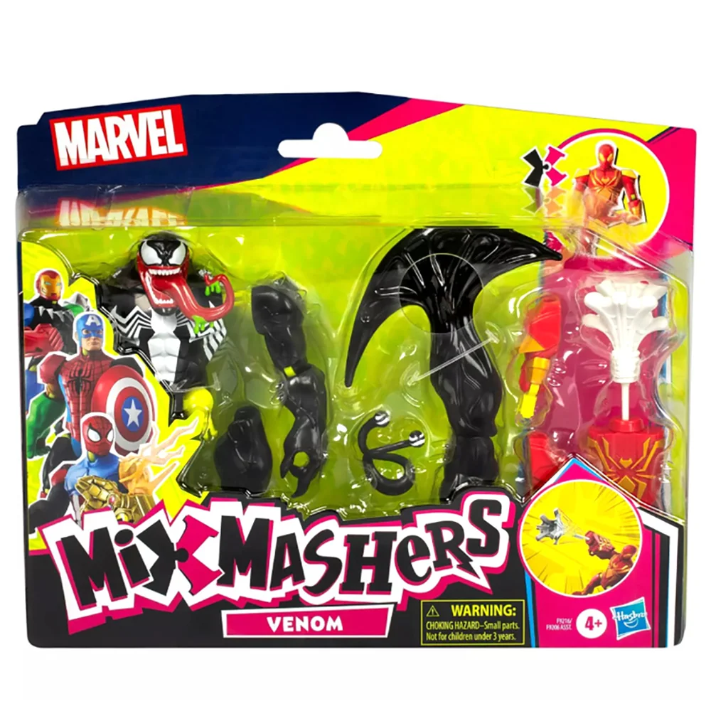 Figurina cu accesorii, Marvel Spiderman, Mixmashers, Venom, F9216