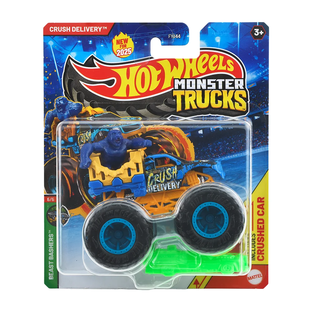 Masinuta Hot Wheels, Monster Truck, Crush Delivery, JCD79