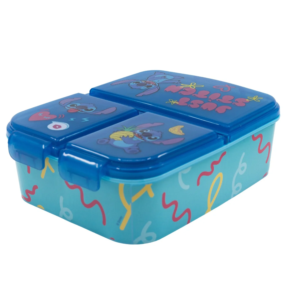 Caserola pentru pranz cu 3 compartimente, Disney Stitch