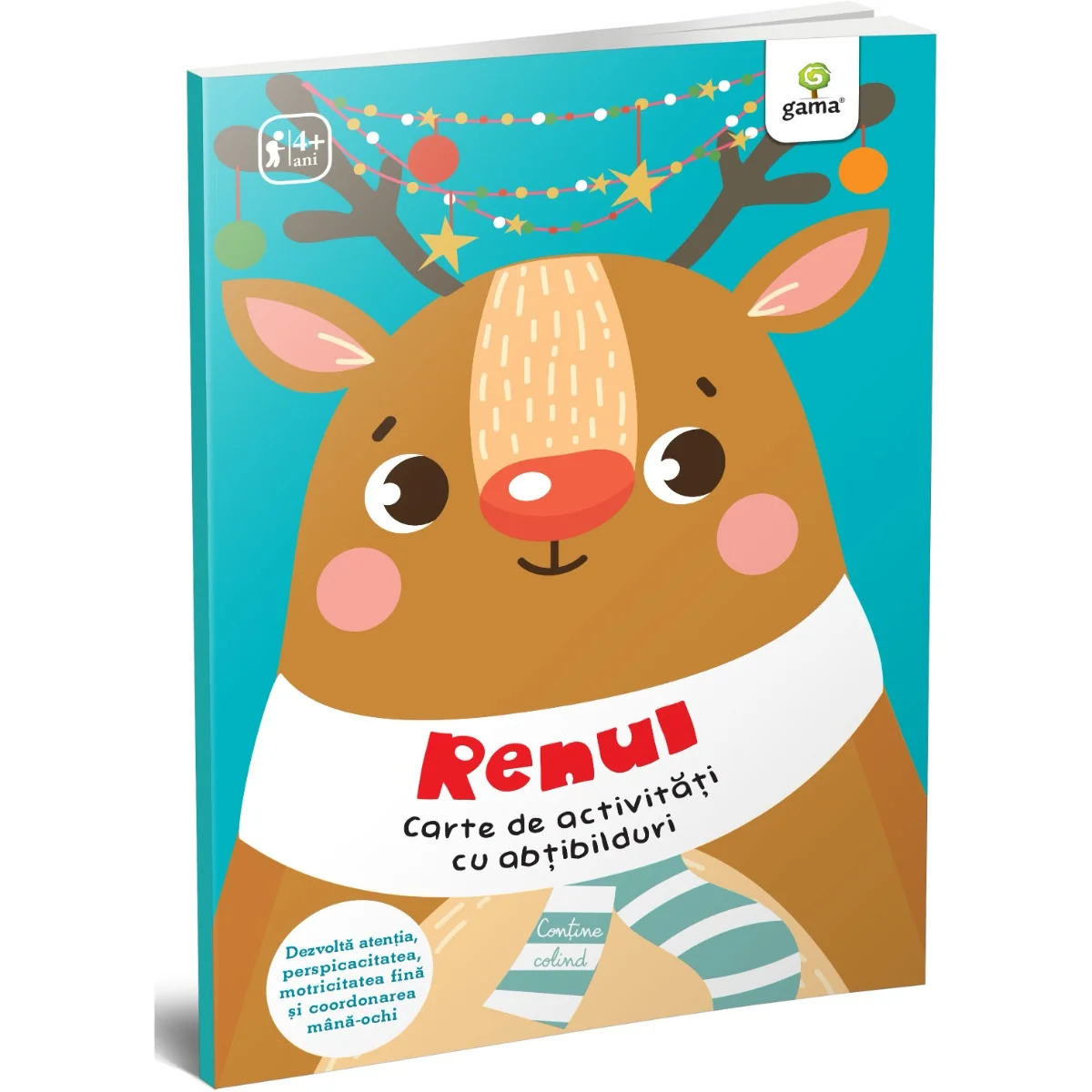 Renul, Carte de activitati cu abtibilduri, Activitatile mele de Craciun