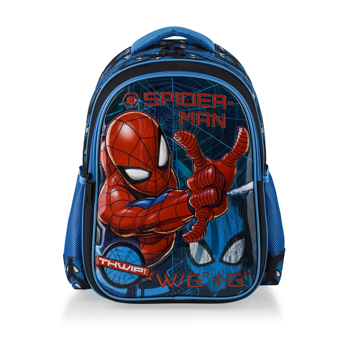 Ghiozdan cu 2 compartimente, Spiderman