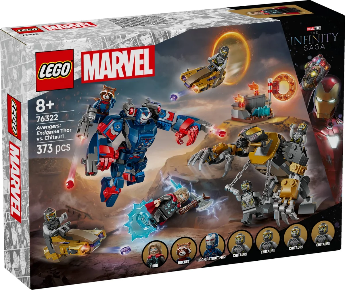 LEGO® Super Heroes - Thor vs Chitauri din Razbunatorii: Sfarsitul jocului (76322)