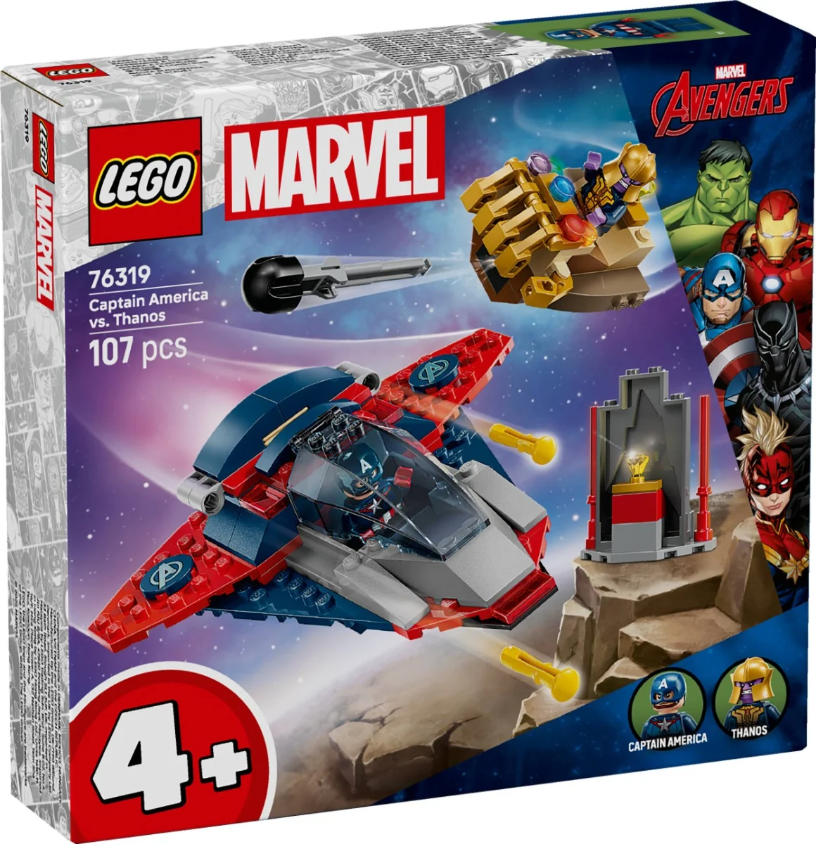 LEGO® Super Heroes - Capitanul America vs Thanos (76319)