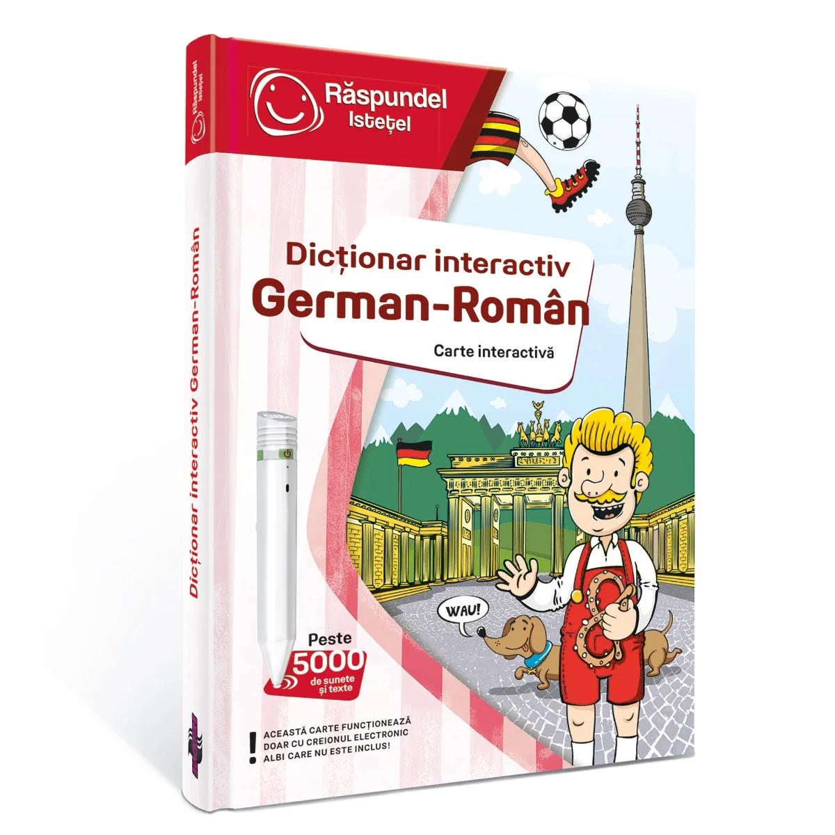 Carte interactiva, Raspundel Istetel, Dictionar German-Roman