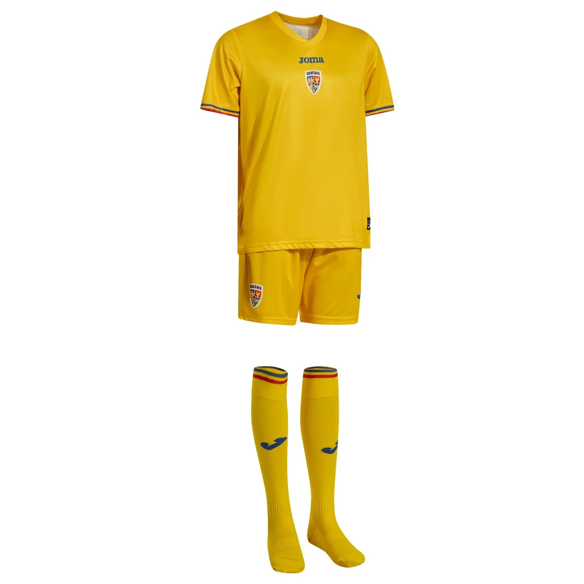 Set echipament oficial, Joma, 3XS, Echipa Nationala de Fotbal a Romaniei