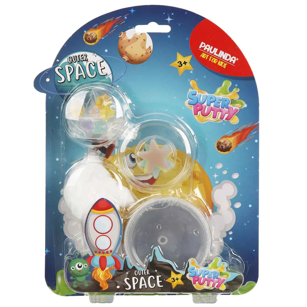 Slime Paulinda, Super Putty, Space, 80 ml