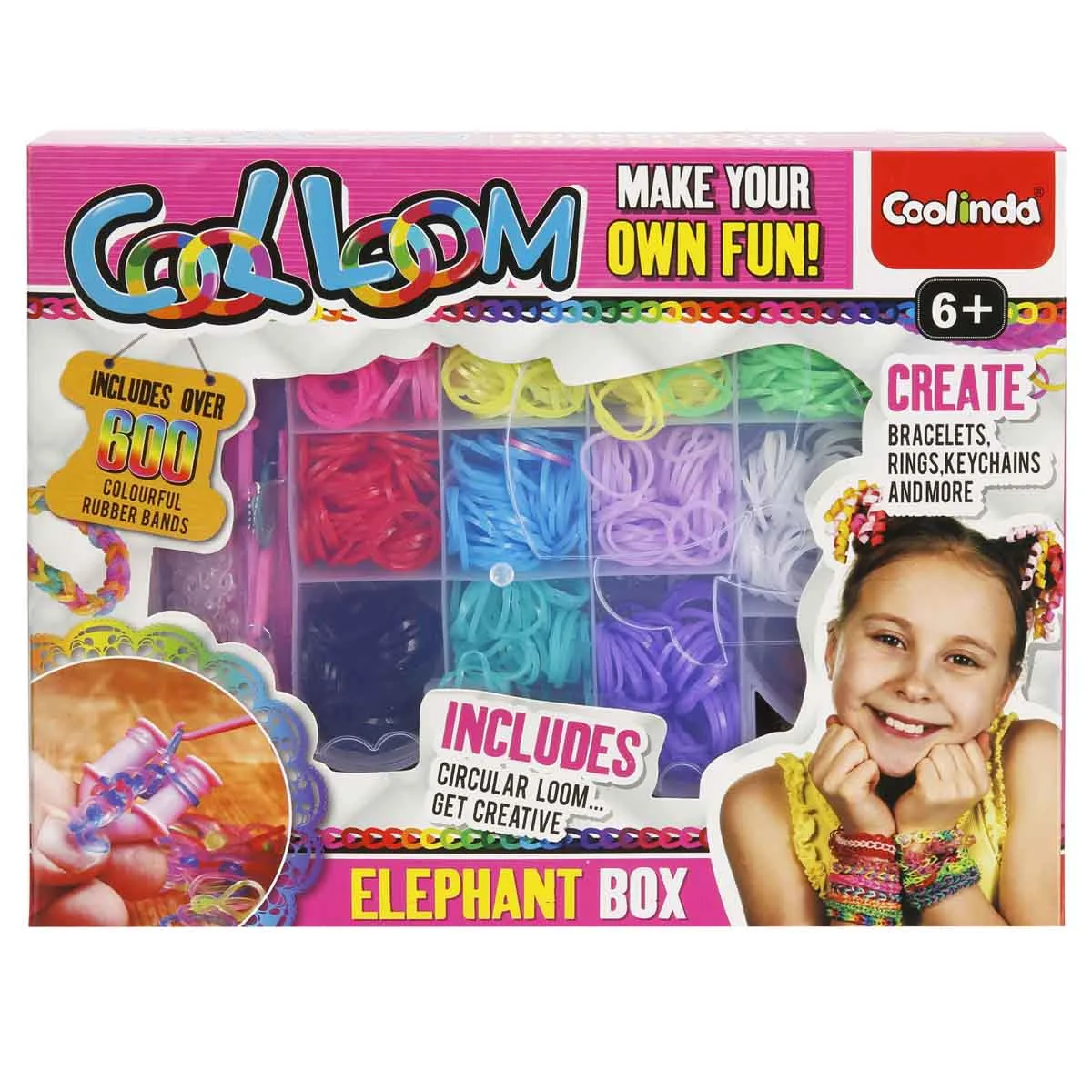 Set de creatie, Paulinda, Cool Loom, Elephant Box