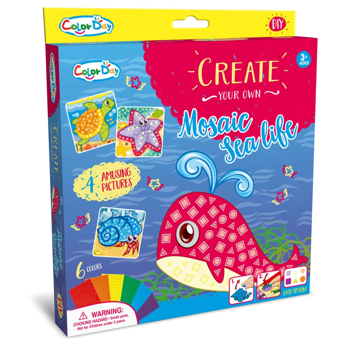 Set de creatie, Color Day, Mosaic Sea Life