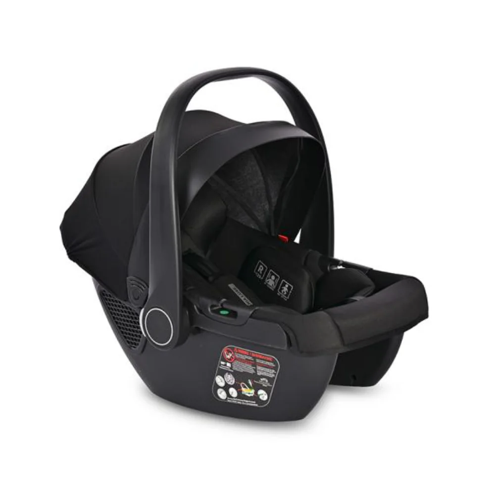 Scoica auto, Lorelli Aria Luxe, panou de ventilatie, tetiera reglabila, maner reglabil, 0-15 luni, 40-87 cm, Black Jasper