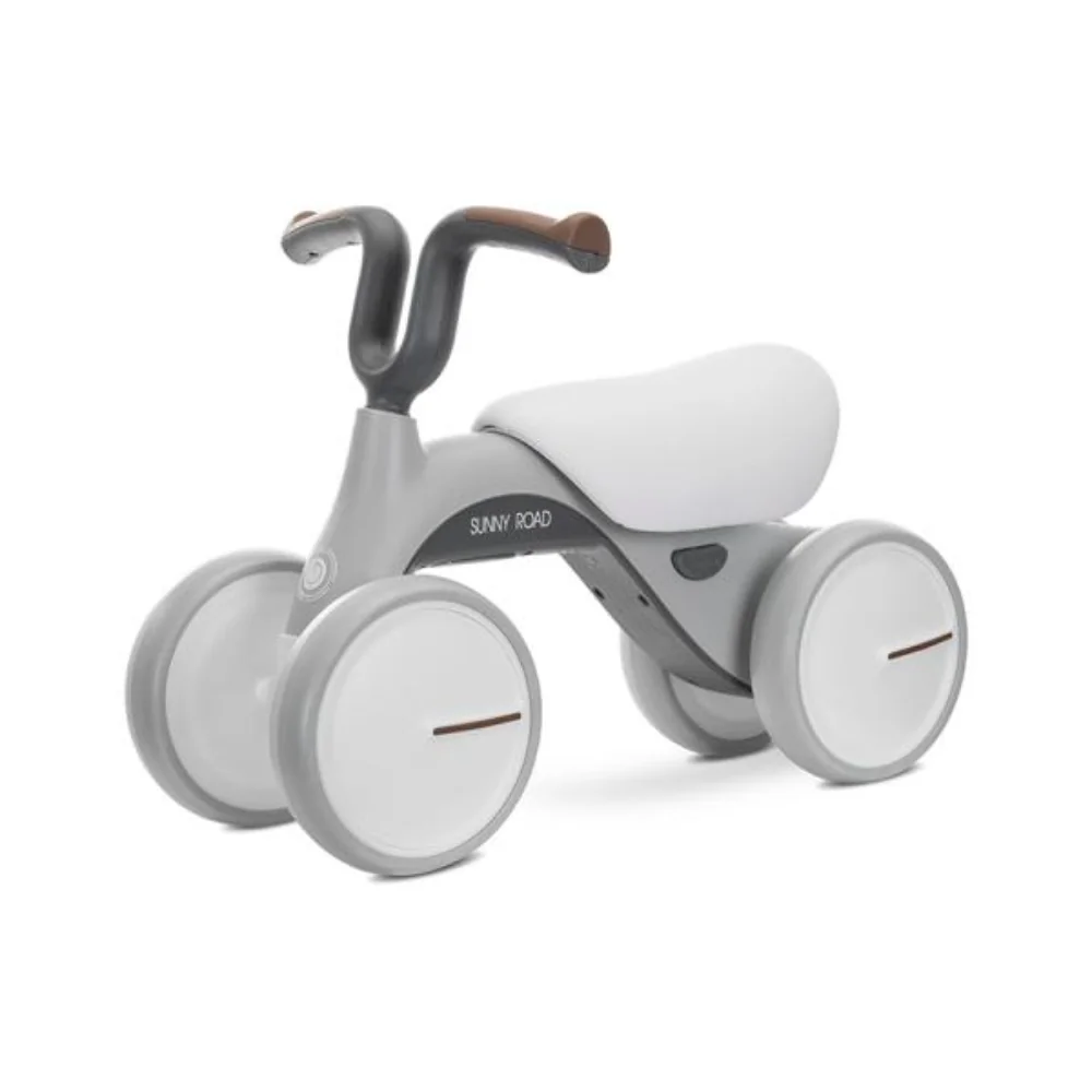 Bicicleta de echilibru, Lorelli Sunny Road, scaun reglabil, lumini si muzica, Grey