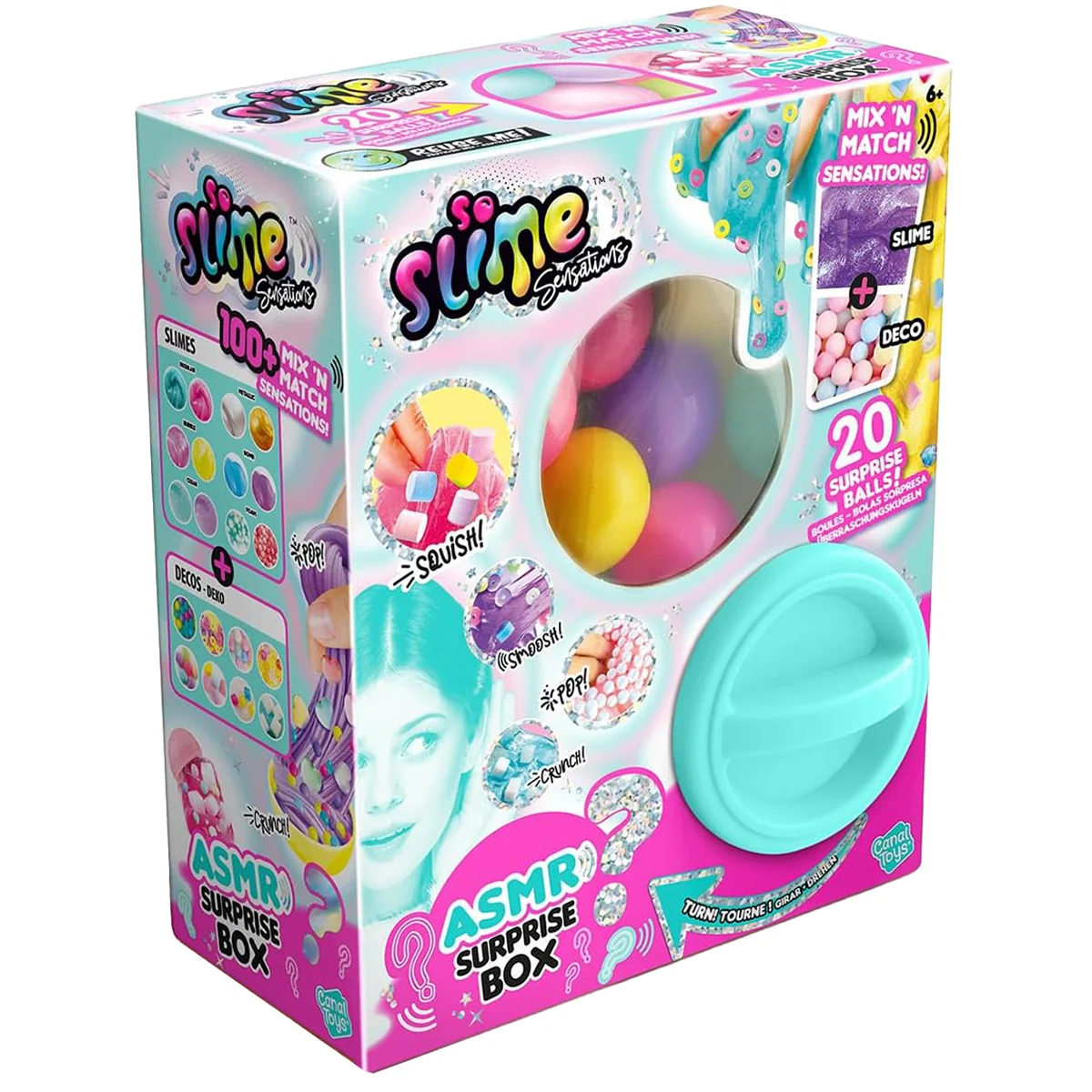 Set de joaca creativ, So Slime Sensations, ASMR Surprise Box