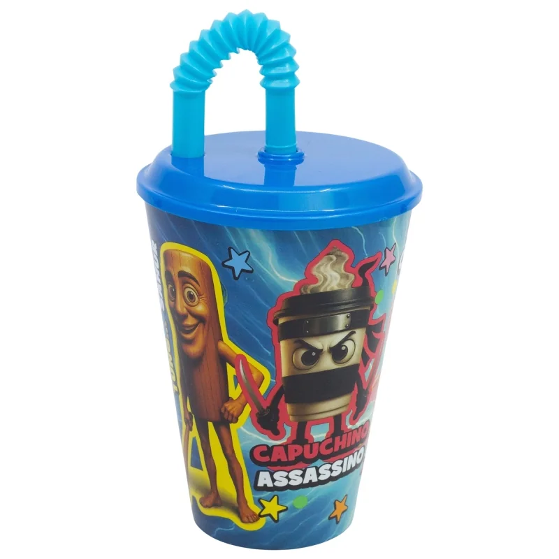 Pahar cu pai, Stor, BrainRot, 430 ml