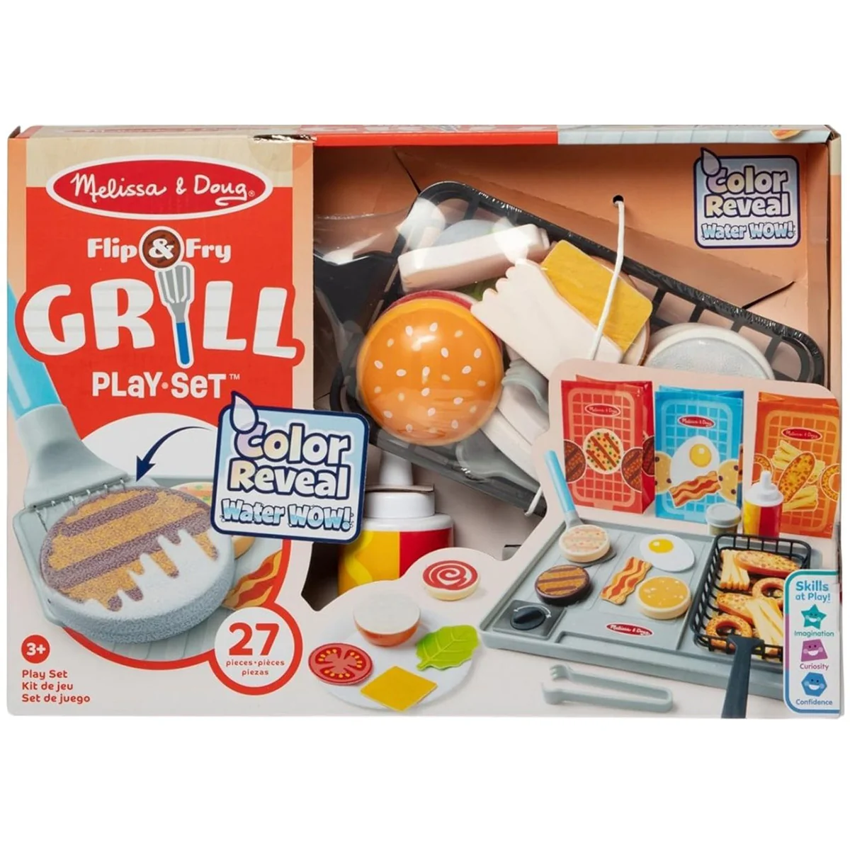 Set de joaca, Melissa & Doug, Flip And Fry, 27 piese, 6074893