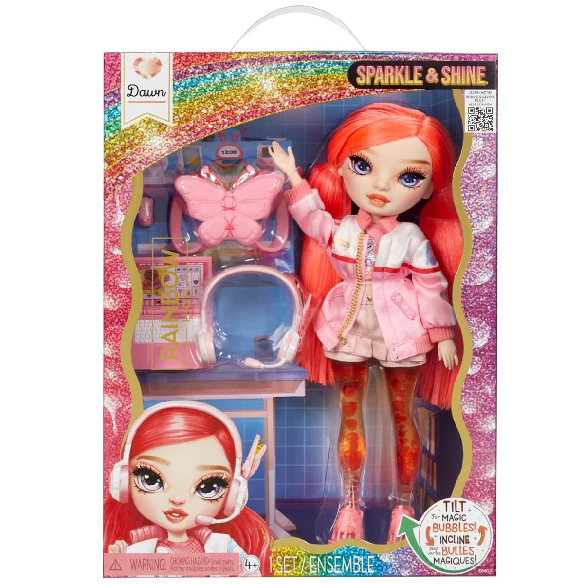 Papusa Rainbow High, Sparkle & Shine, Dawn, 429234