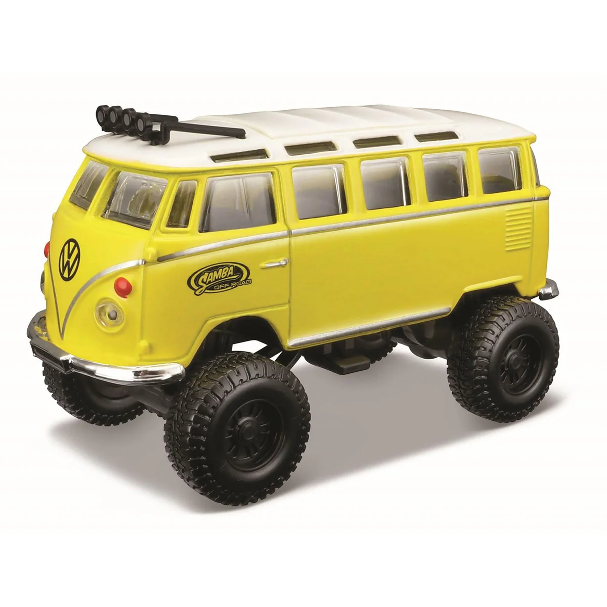 Masinuta Maisto Fresh Metal, 4X4 Rebels, 11 cm, 1:64, Galben/Alb