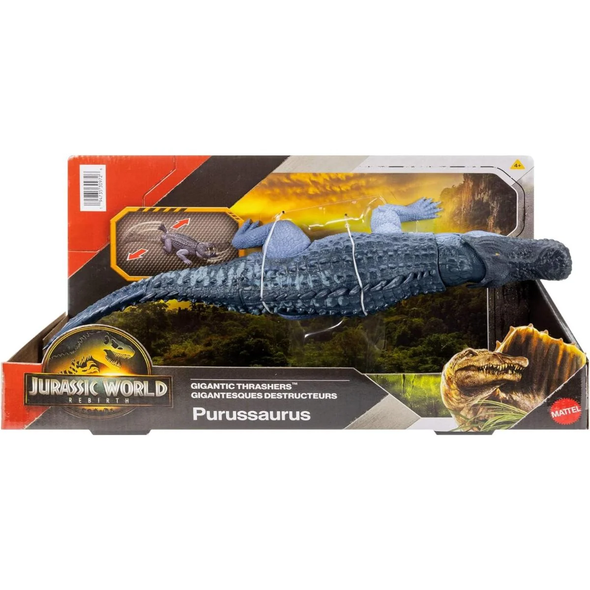 Figurina articulata, Jurassic World Gigantic Thrashers, Purussaurus, JGB94