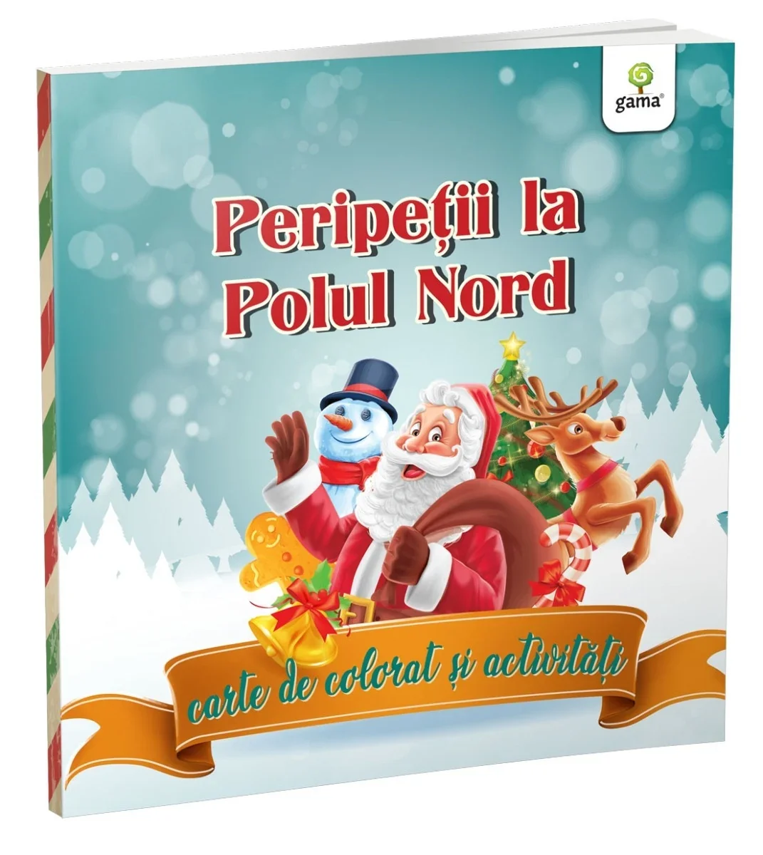 Carte de colorat si activitati, Peripetii la Polul Nord