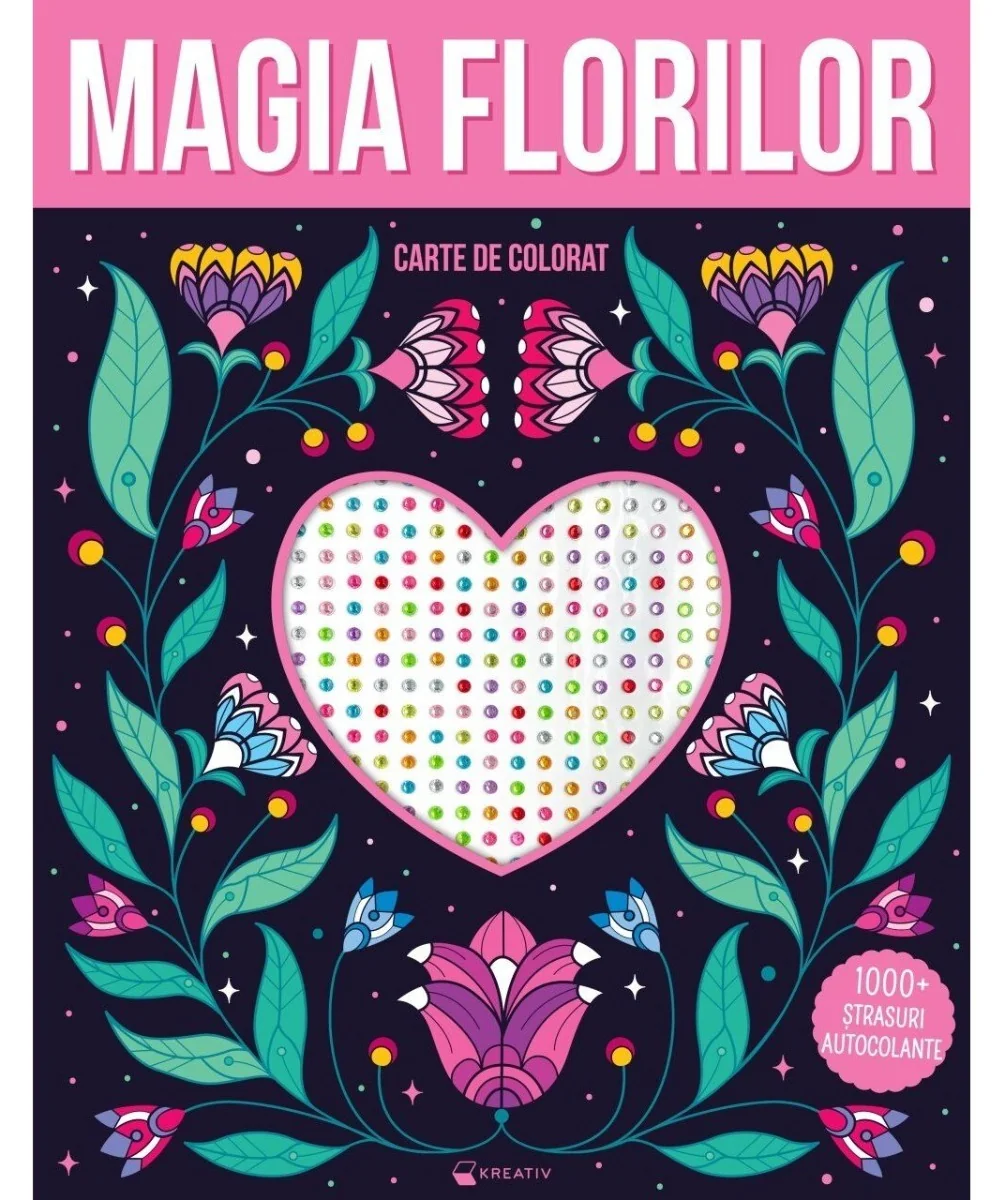 Magia florilor, 1000 strasuri autocolante