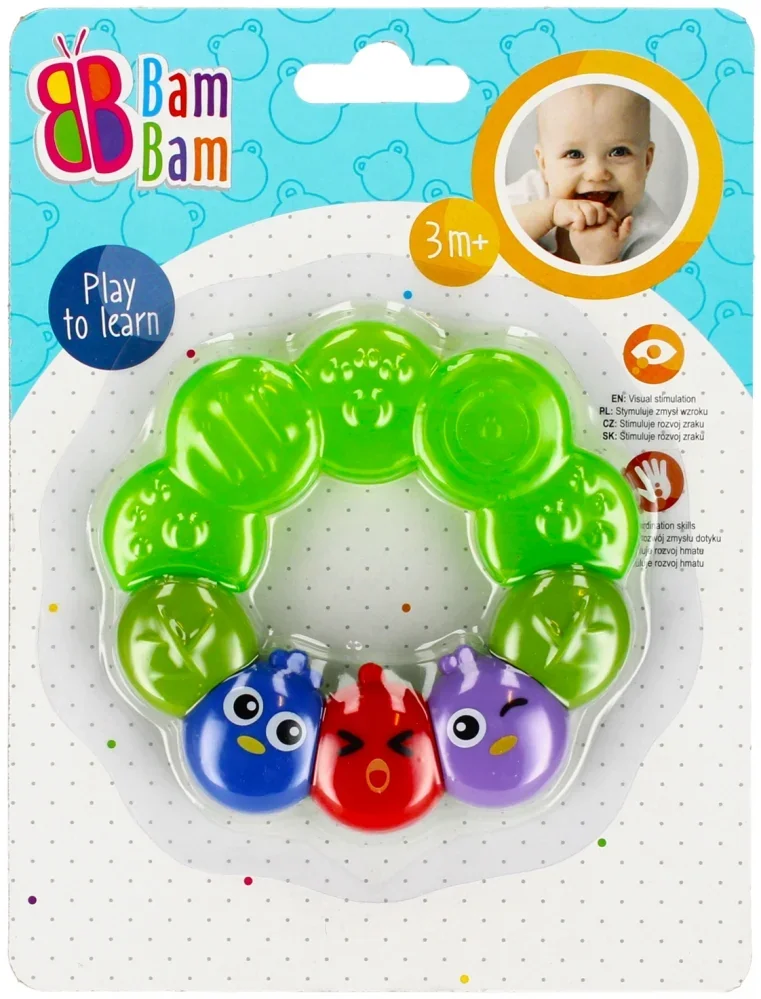 Jucarie pentru dentitie, BamBam, Pasari