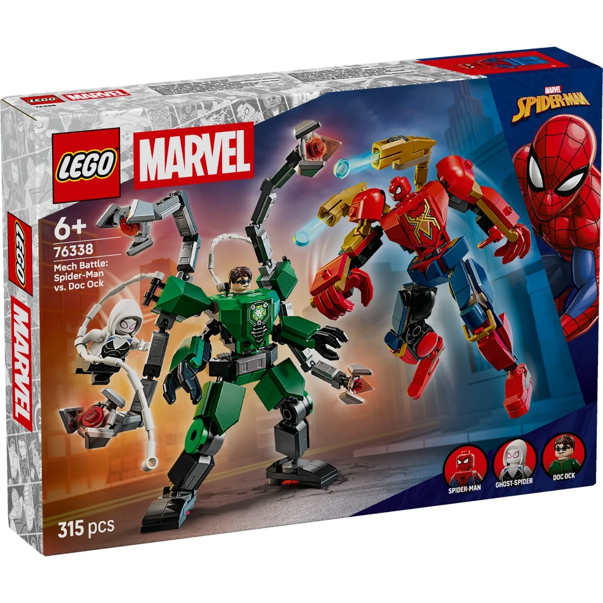 LEGO® Super Heroes - Batalia robotilor: Omul Paianjen vs Doc Ock (76338)