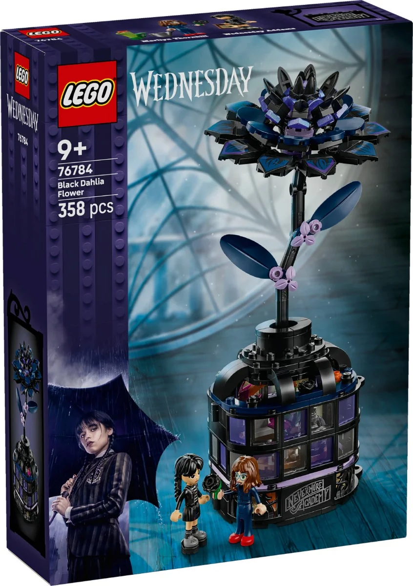 LEGO® Wednesday - Floare de dalie neagra (76784)