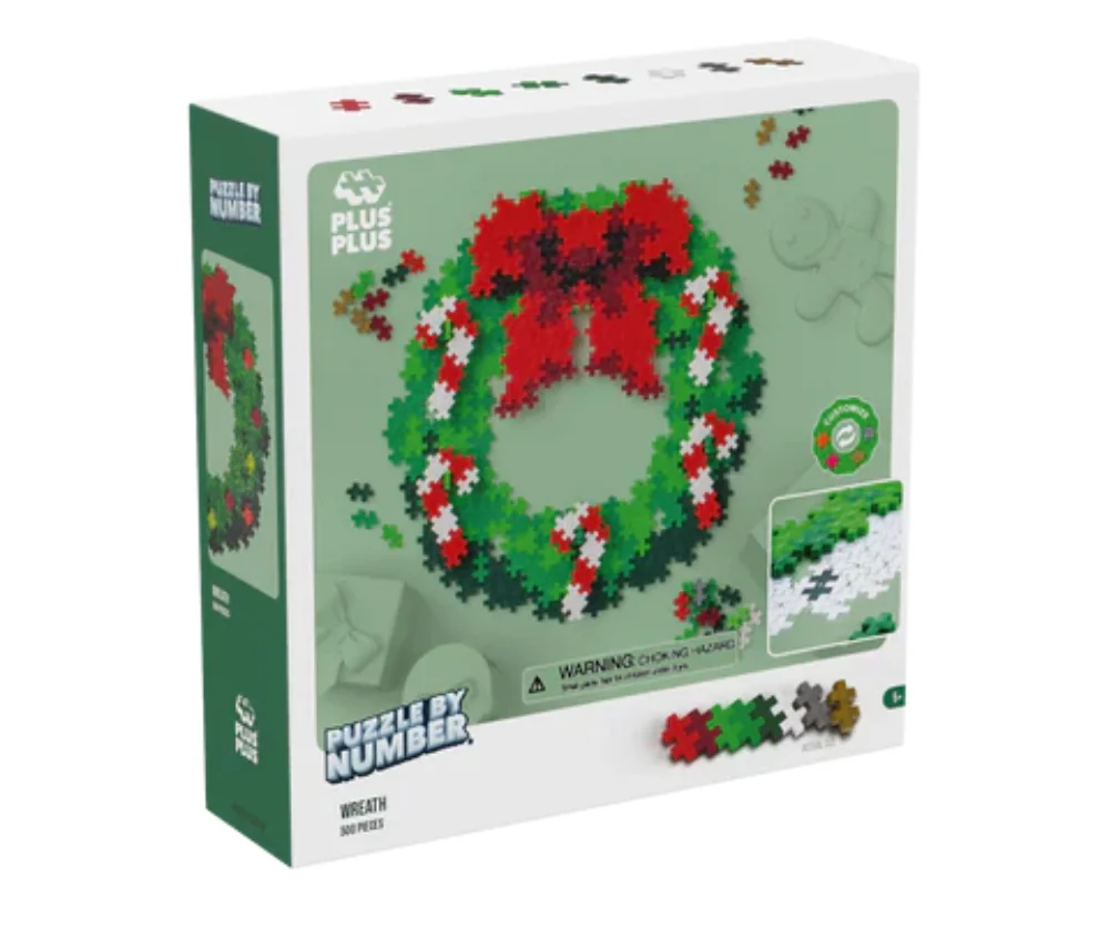 Set constructie, Plus-Plus, Craciun, 500 piese mici
