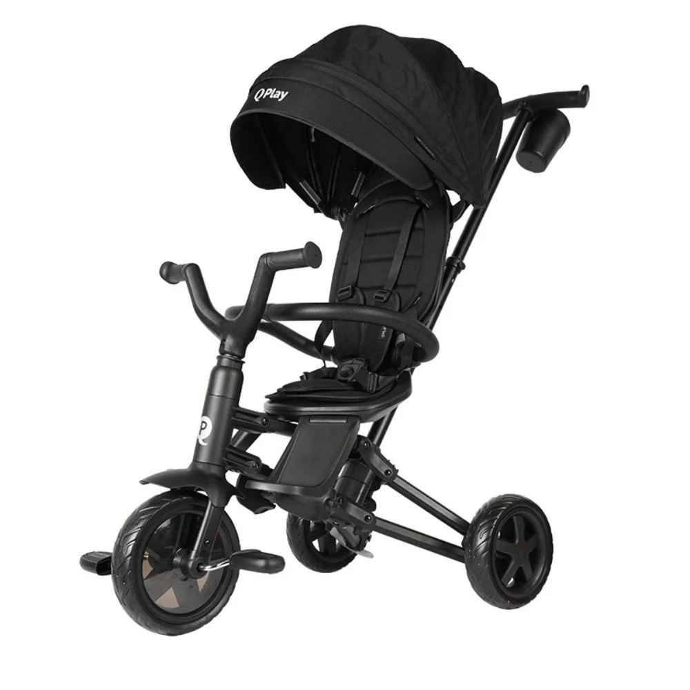 Tricicleta ultrapliabila, Qplay Nova Niello, Negru