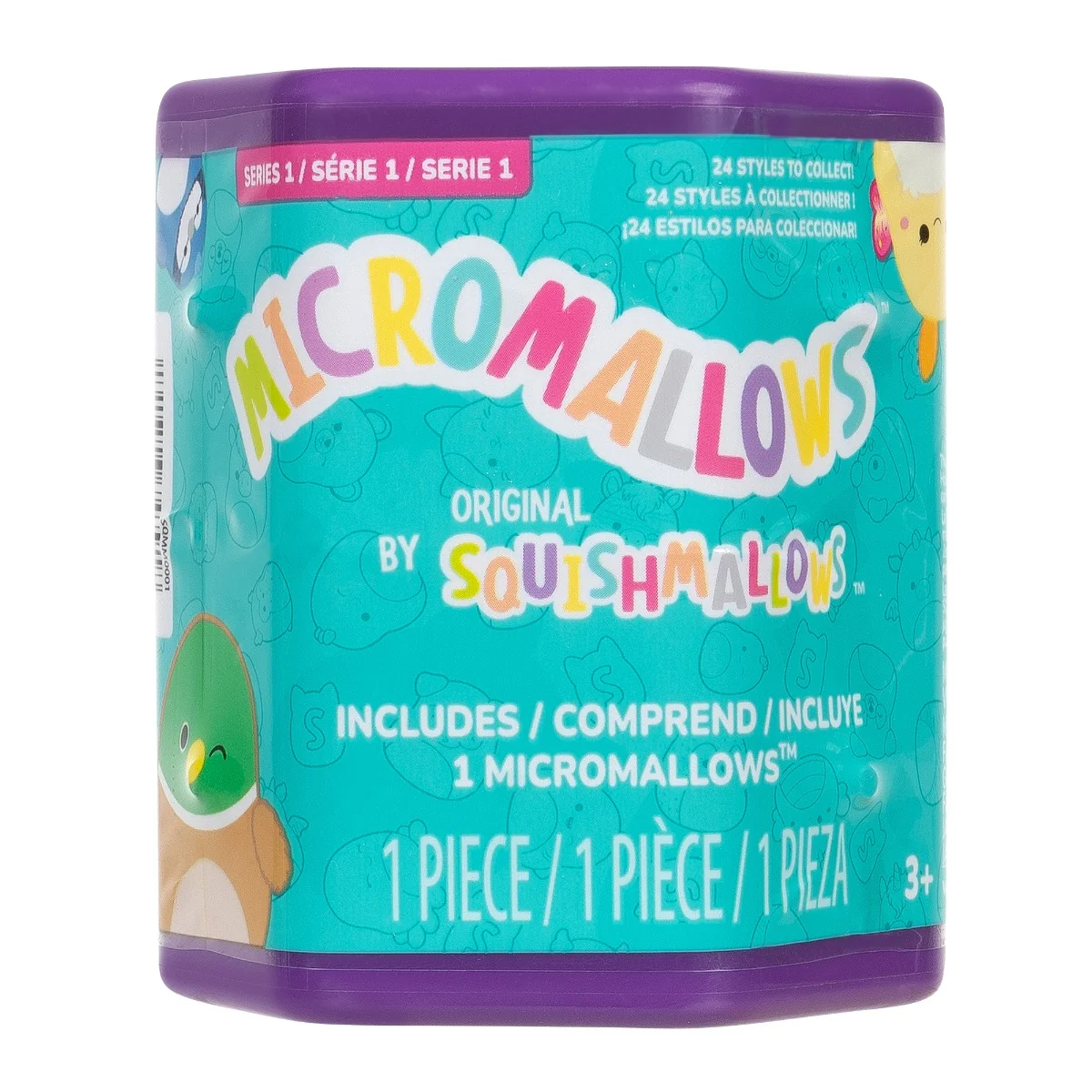 Jucarie de plus surpriza, Squishmallows, Micromallows, S1