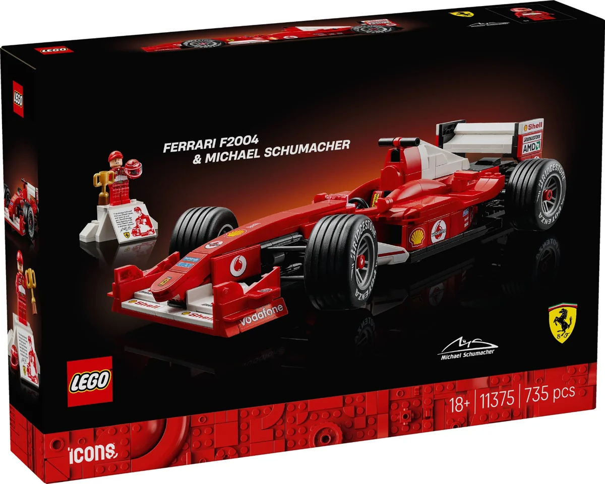 LEGO® Icons - Ferrari F2004 si Michael Schumacher (11375)