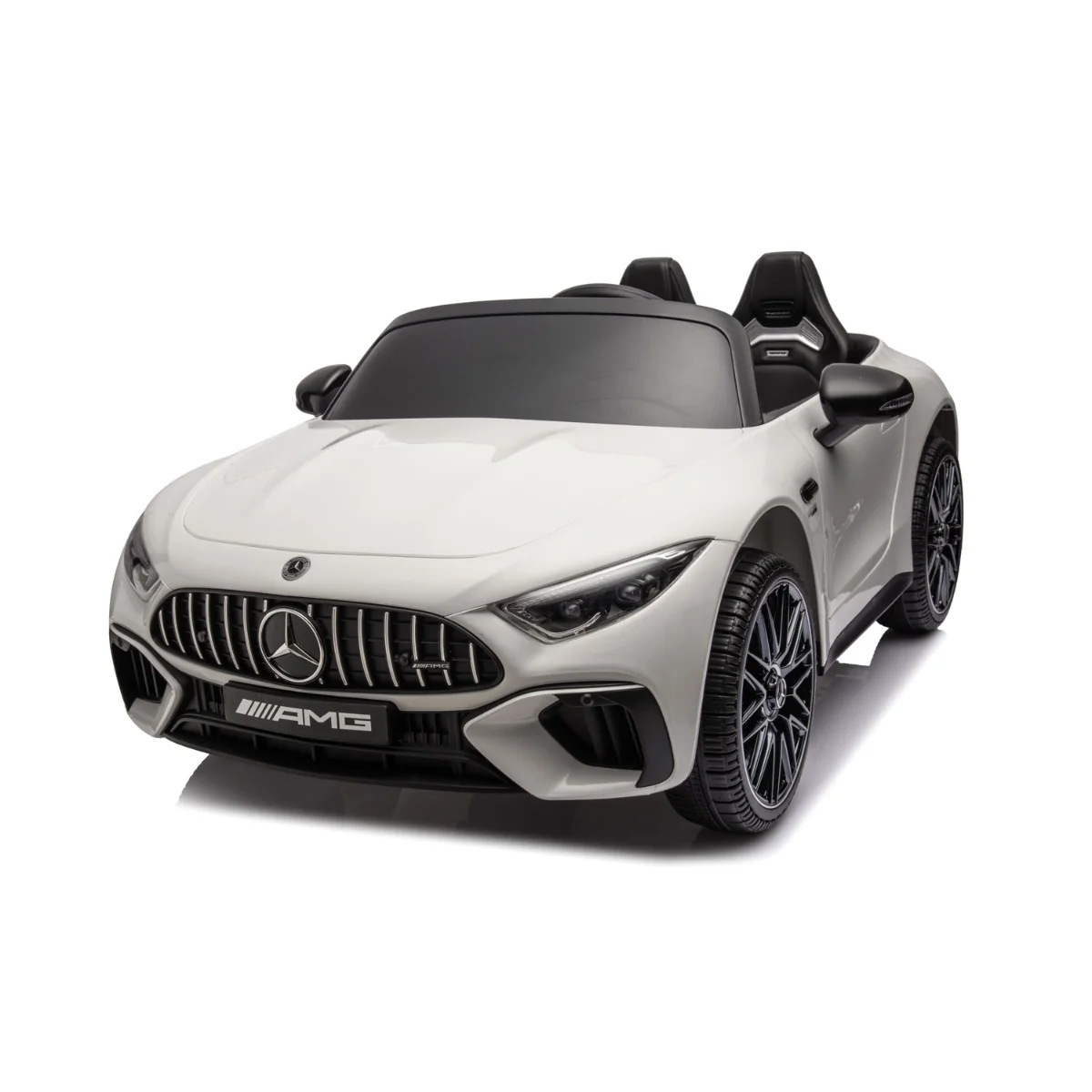 Masina electrica cu telecomanda, Mercedes-Benz AMG Sl63 10.8V, Alb