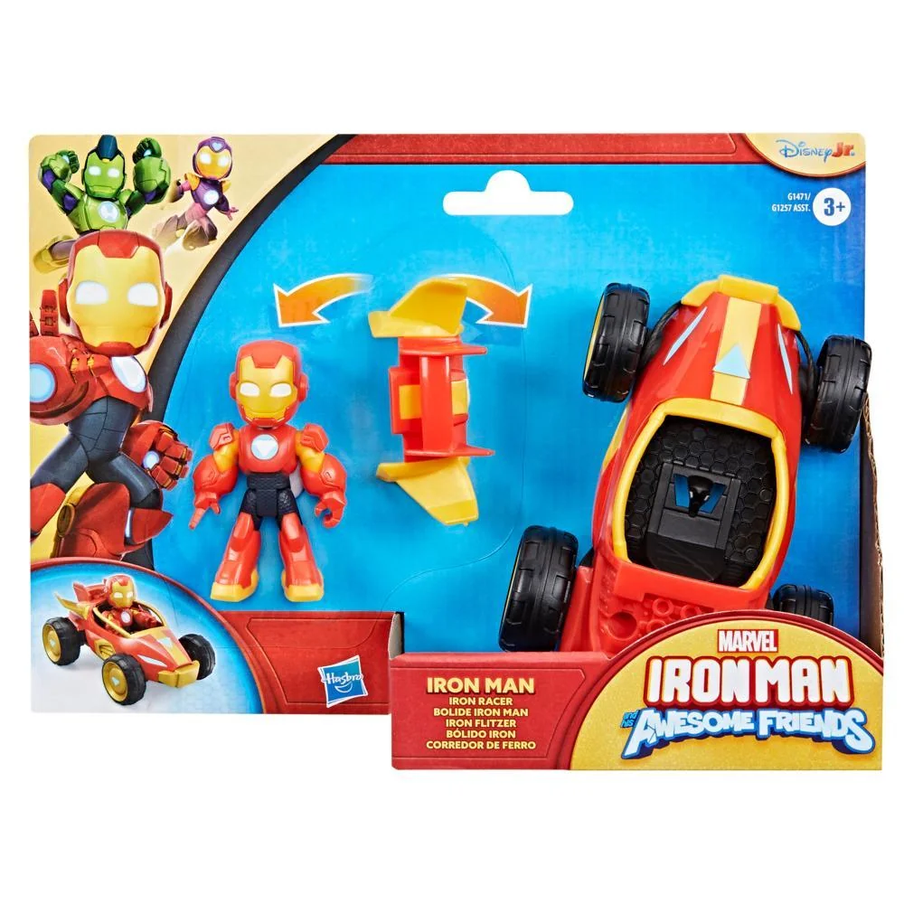 Set de joaca, Marvel, Iron Man And His Awesome Friends, Iron Racer, G1471