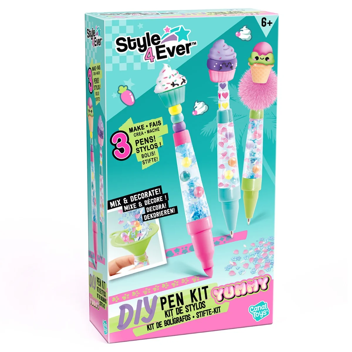 Set de creat 3 pixuri, Style 4 Ever, Yummy