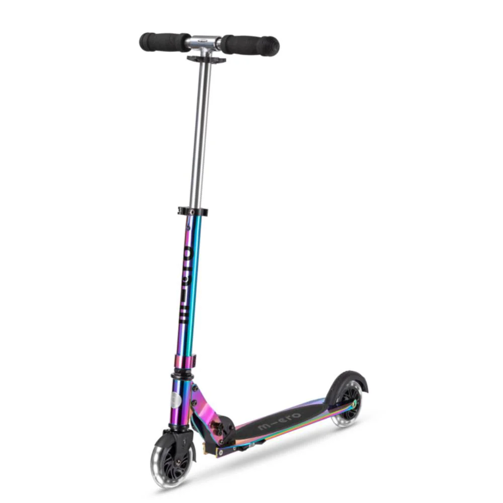 Trotineta pliabila cu 2 roti si lumini LED, Micro, Sprite, Neochrome