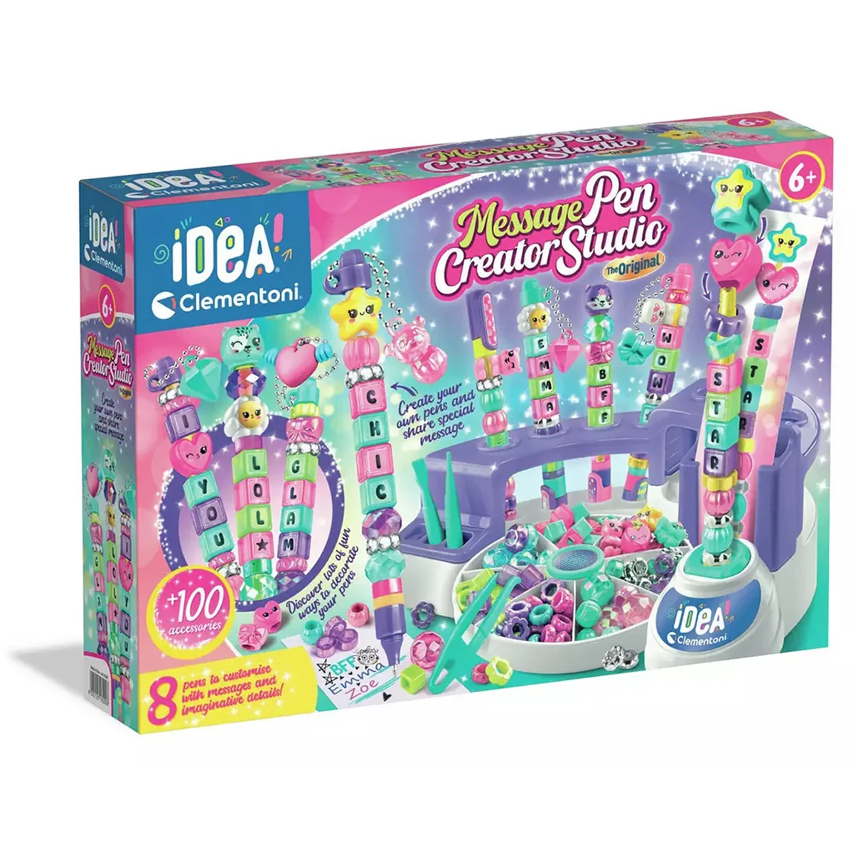 Set de creatie, Clementoni Idea, Pixuri cu mesaje
