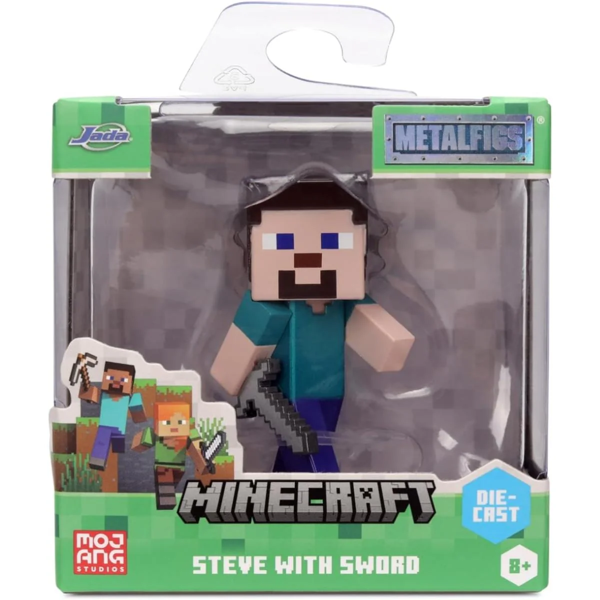 Figurina metalica, Jada, Minecraft, Wave 4, 6,5 cm