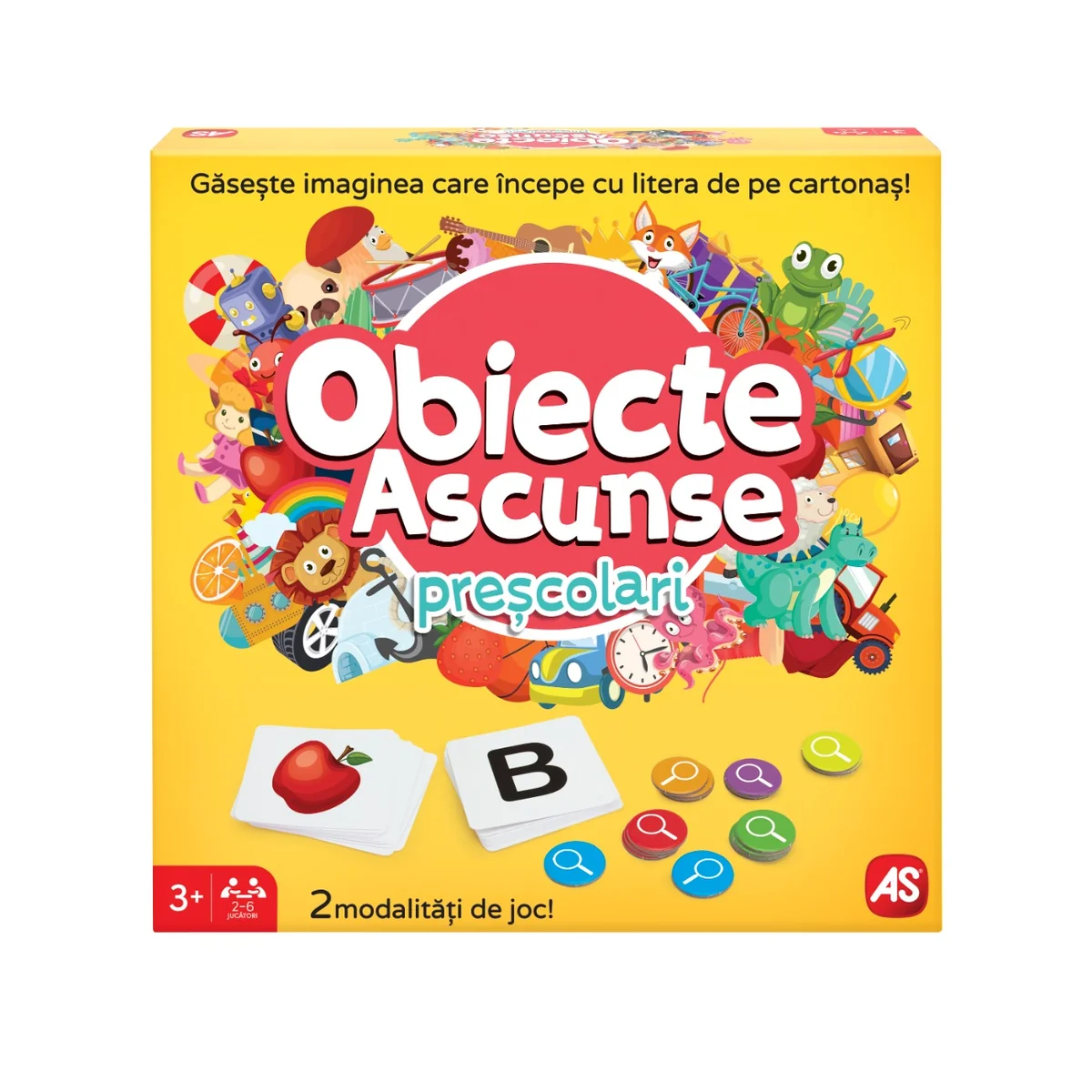 Joc de societate, AS Company, Obiecte ascunse, Prescolari