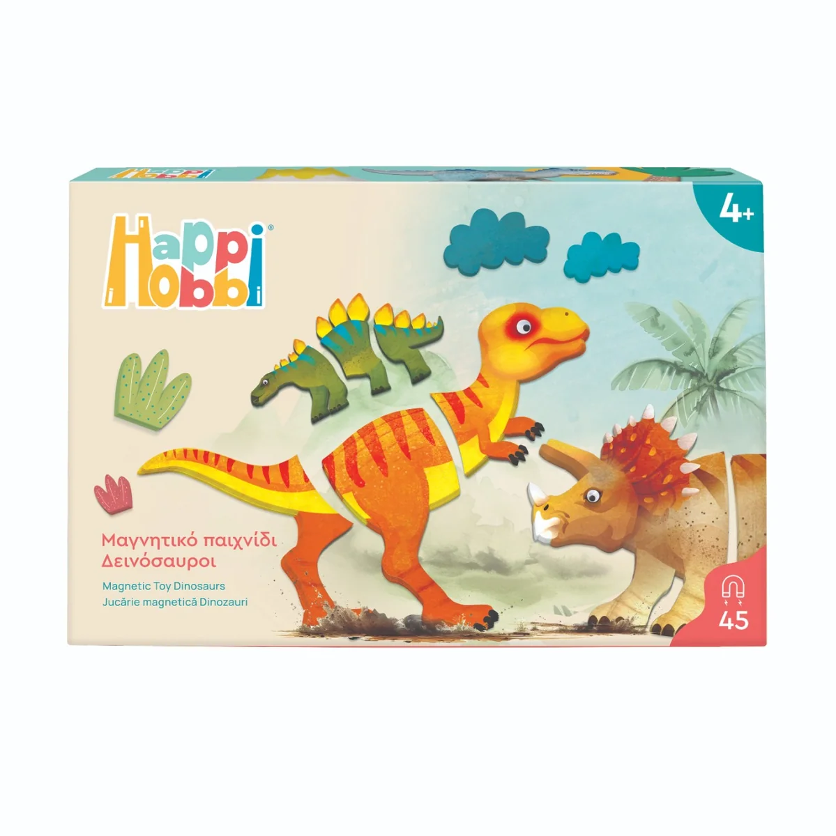 Jucarie magnetica, Happi Hobbi, Dinozauri