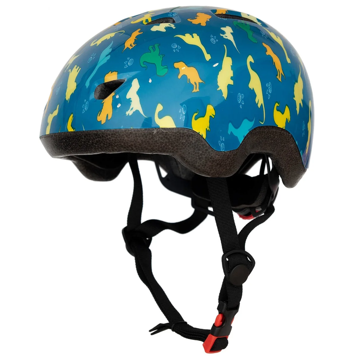 Casca de protectie, Action One, Dinosaur Power, marime 52-57 cm, Albastru
