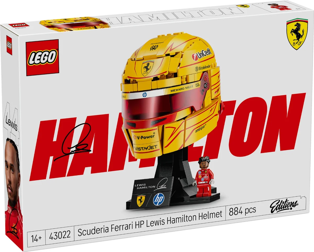 LEGO® Editions - Casca lui Lewis Hamilton Scuderia Ferrari HP (43022)